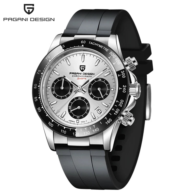 PAGANI DESIGN Men's Watches 2023 Top Brand Sports Men Quartz Wristwatches Waterproof Stainless Steel Business Clock Reloj Hombre