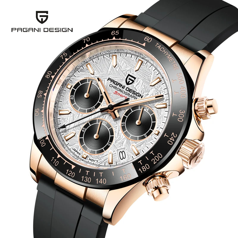 PAGANI DESIGN Men's Watches 2023 Top Brand Sports Men Quartz Wristwatches Waterproof Stainless Steel Business Clock Reloj Hombre