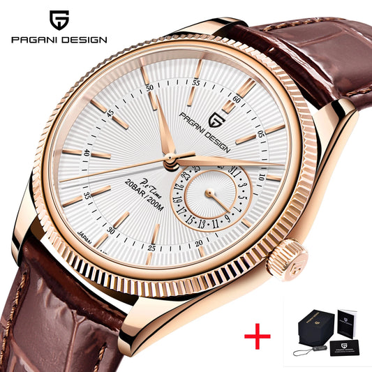 40mm PAGANI DESIGN Top Brand Men Quartz Wristwatch Sapphire Luxury Automatic Watch 200m Waterproof Men Diver Watch Reloj Hombre