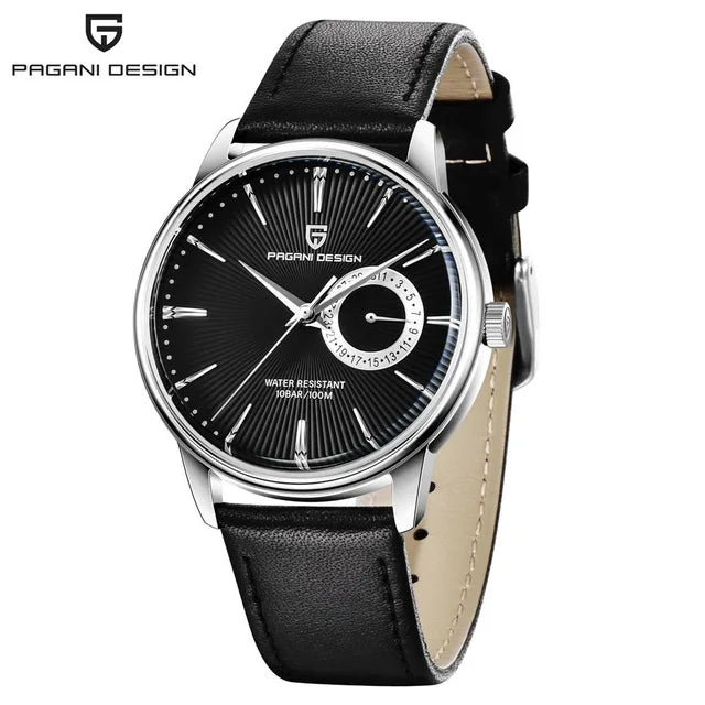 PAGANI DESIGN Top Brand Military Sports Quartz Watch Men's Business Casual Chronograph Luxury Men's Leather Watch Men's Watch