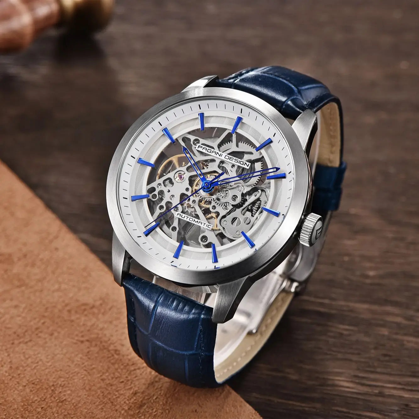 2023 PAGANI DESIGN New Men's Luxury Automatic Mechanical Watch Stainless Steel Waterproof Sports Leather Watch Relogio Masculino