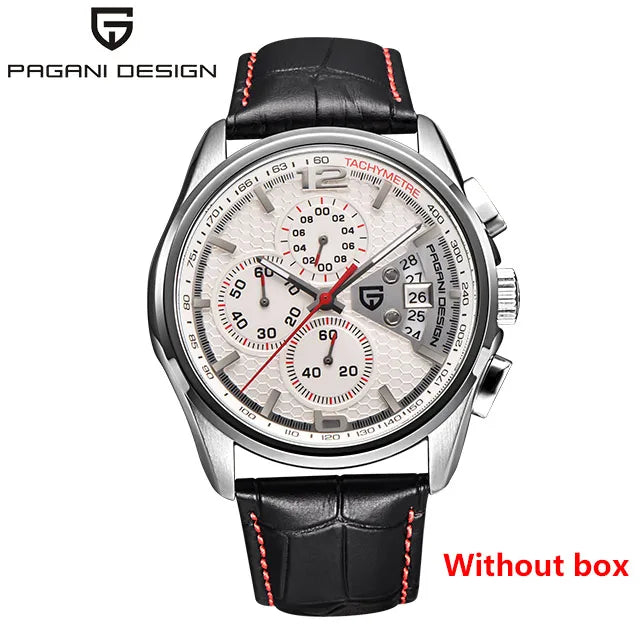 Top luxury brand PAGANI DESIGN Men's watches fashion sport wristwatch male quartz chornograph men waterproof clock Reloj hombres