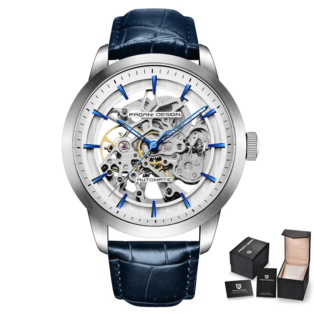 2023 PAGANI DESIGN New Men's Luxury Automatic Mechanical Watch Stainless Steel Waterproof Sports Leather Watch Relogio Masculino