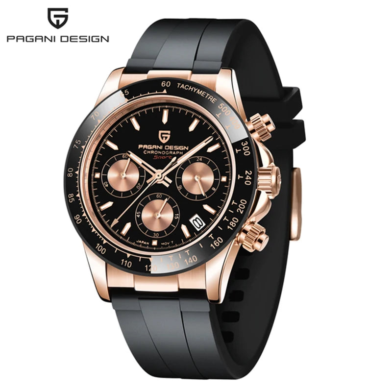 PAGANI DESIGN Men's Watches 2023 Top Brand Sports Men Quartz Wristwatches Waterproof Stainless Steel Business Clock Reloj Hombre