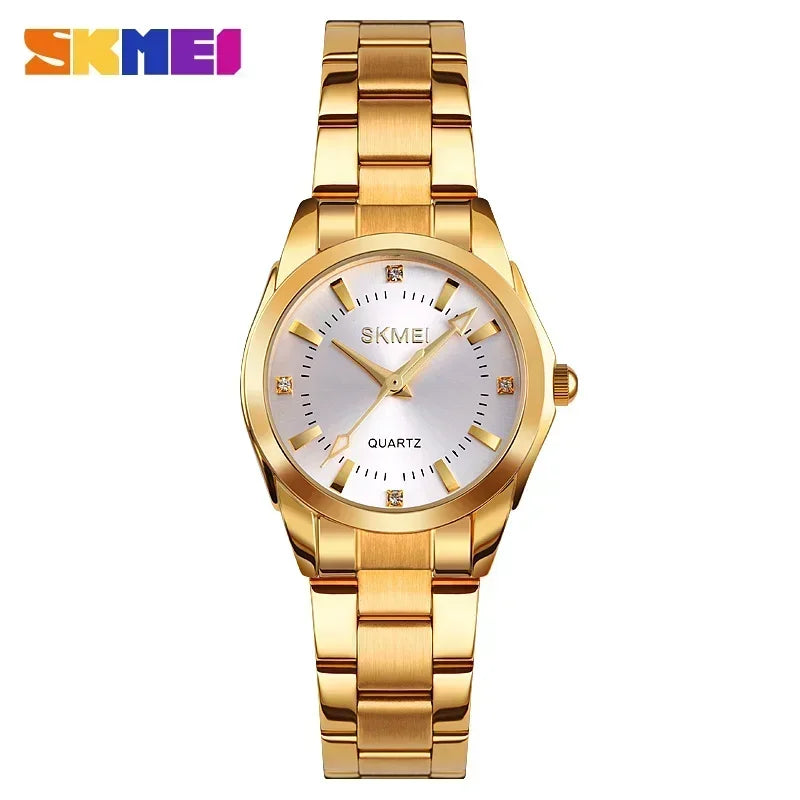 SKMEI1620  For Women Thin Lady Hour Ladies reloj mujer Fashion Simple Quartz Women Watch Movement Luxury Quartz Watches