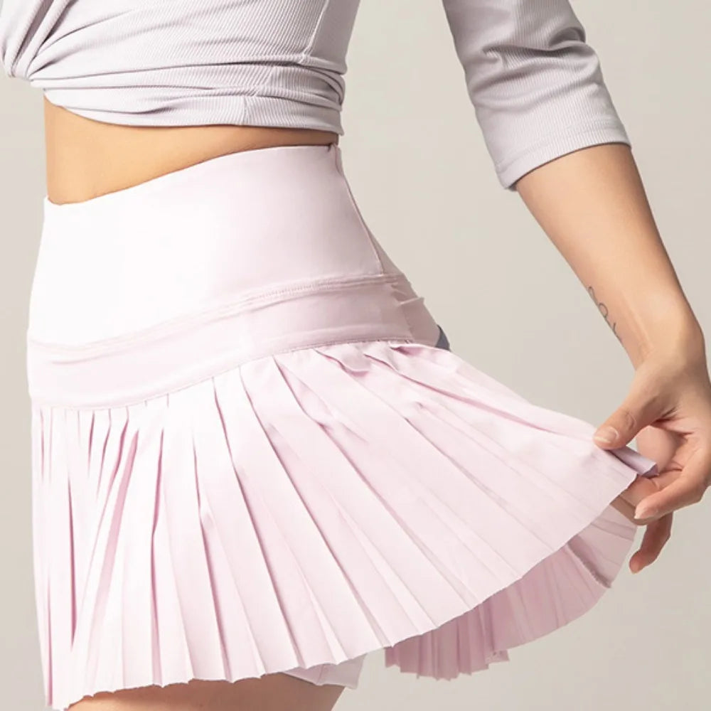 High Waist Tights Tennis Skirts Quick Dry Activewear Mini Summer Sport Skirt with Pocket Comfortable