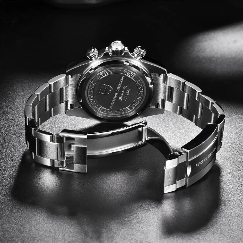 Pagani Design 2024 New Fashion Business Men's Timekeeping Quartz Watch Top grade Sapphire Stainless Steel Waterproof 10Bar Lumin