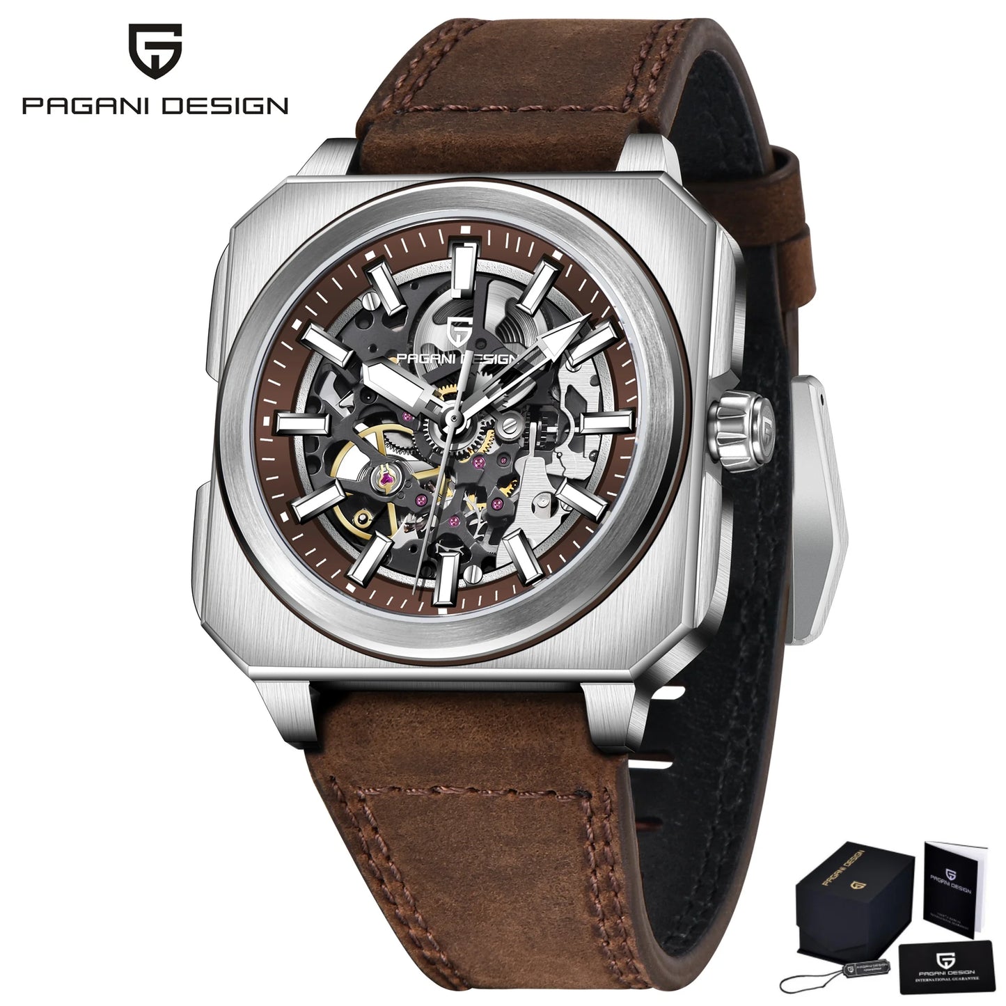 PAGANI DESIGN 2025 New 42MM Men's Automatic Mechanical Watches PD1791 Luxury Sapphire Glass 5ATM Waterproof Watch for Men