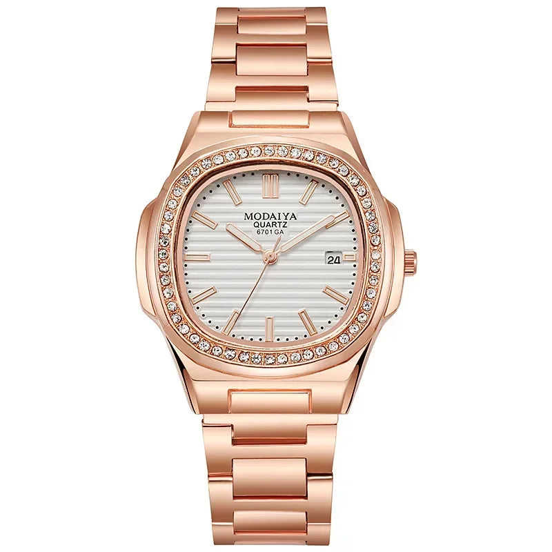 New Fashion Women Watch Calendar Men Quartz Watch Rose Gold Luxury Women Watches Simple Wristwatches Clock Hour 시계  reloj mujer