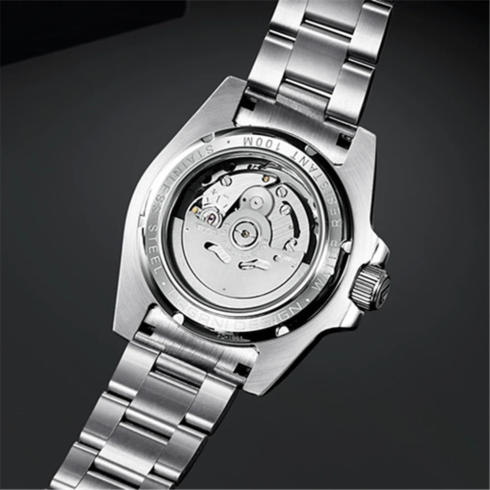 Pagani Design 2024 New NH36 Diving Men's Automatic Mechanical Watch Stainless Steel Waterproof 10Bar Sapphire Luminous C3 reloj