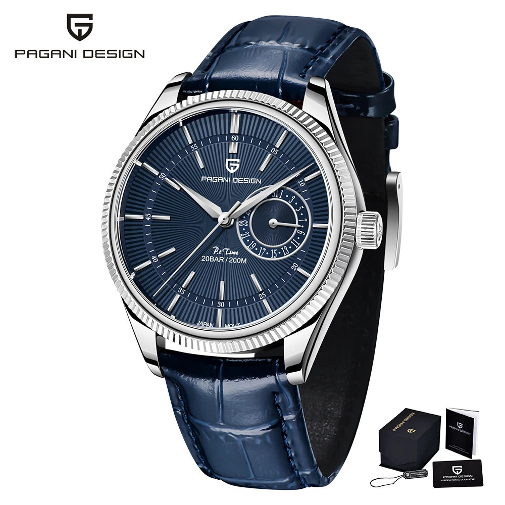 2023 PAGANI Design Top Brand VH65 Men Quartz Watch Stainless Steel Sapphire Clock 20Bar Waterproof Men Diving Watch Reloj Hombre