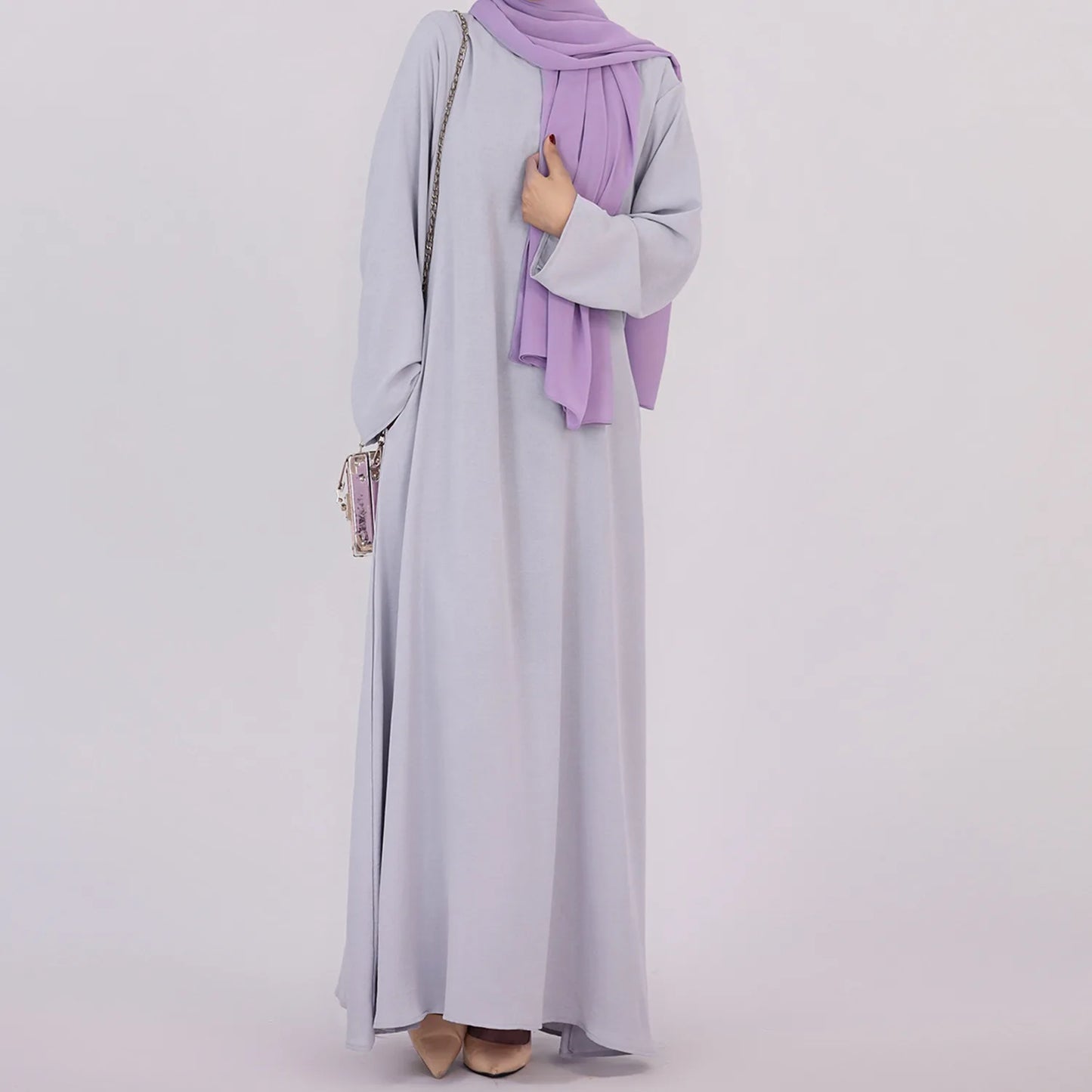 Eid Muslim Women Abayas  Dress Middle East Dubai Abaya Turkey Kaftan Islamic Dresses Ramadan Femme Arabic Elegant Vestidos