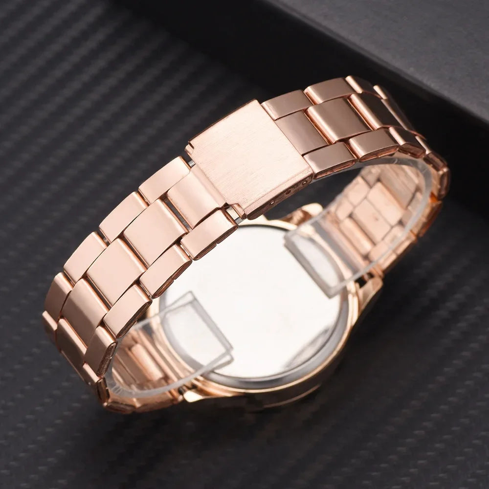 2024 New Women Watches reloj mujer Fashion Rose Gold Luxury Lady Watch For Women Business Wrist Watch Relogio Feminino Gift