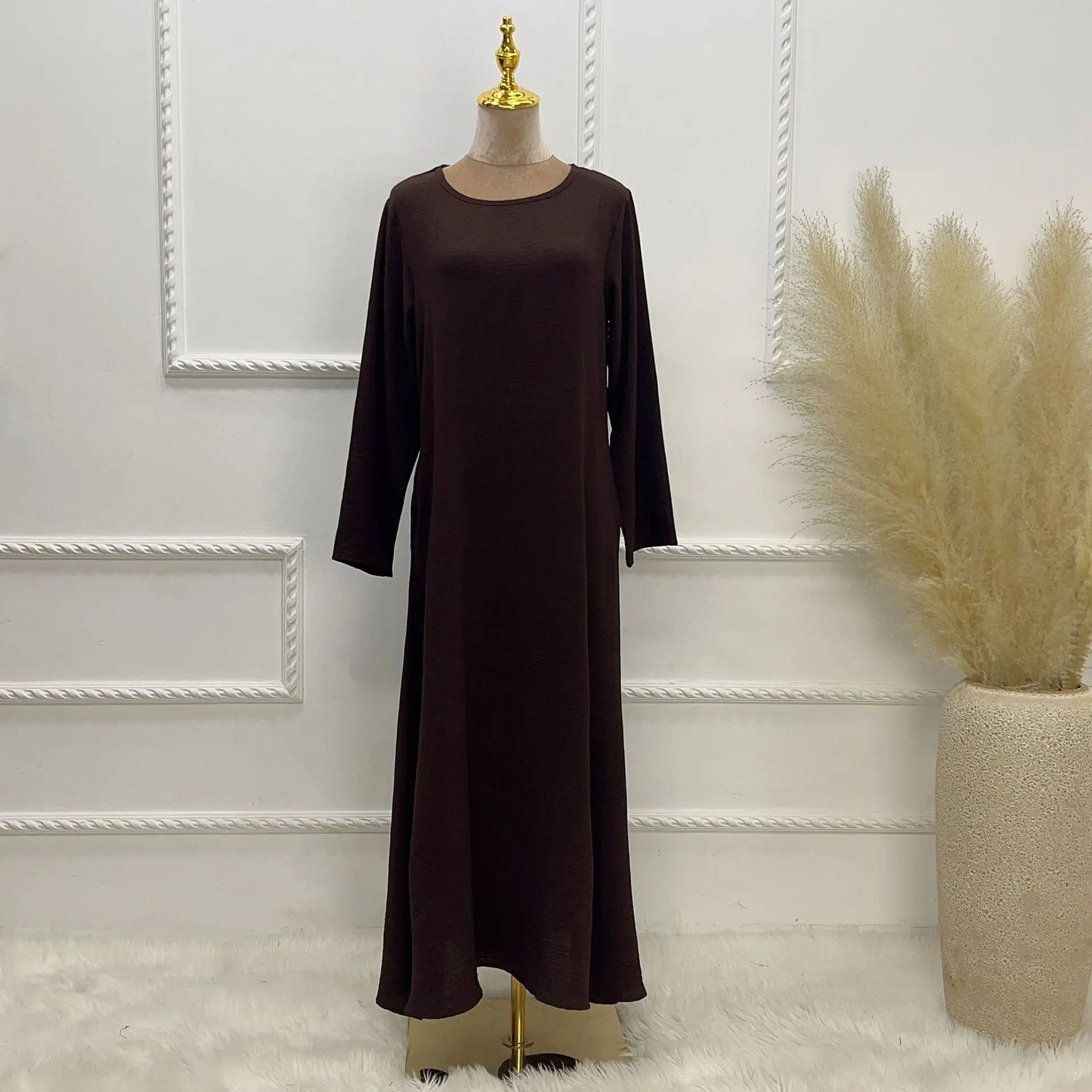 Eid Muslim Women Abayas  Dress Middle East Dubai Abaya Turkey Kaftan Islamic Dresses Ramadan Femme Arabic Elegant Vestidos