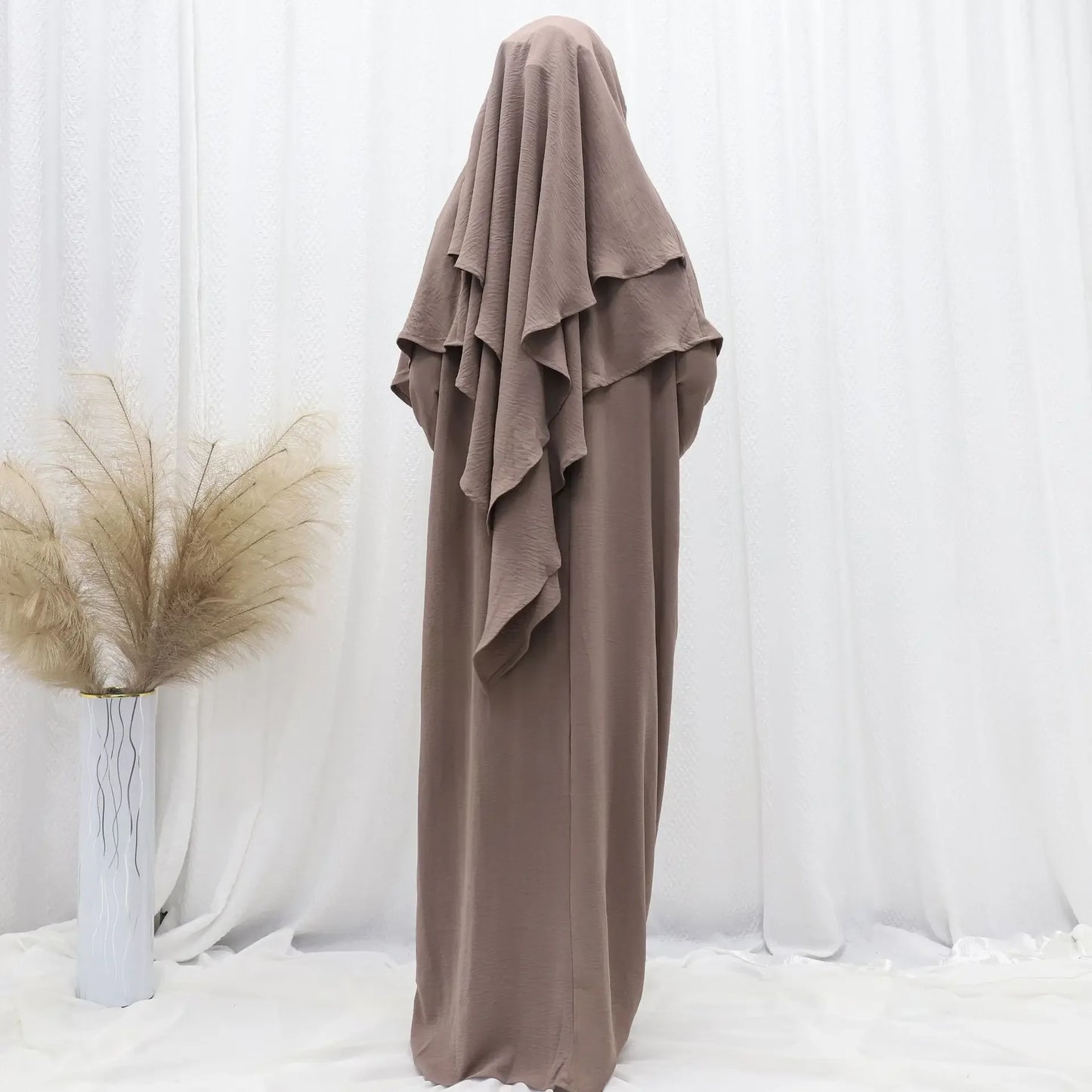 Ramadan Modest Muslim Women Dresses Headscarf Abaya Morocco Kaftan Dubai Turkey Abayas Islam Vestidos Arab Long Robe Jalabiya