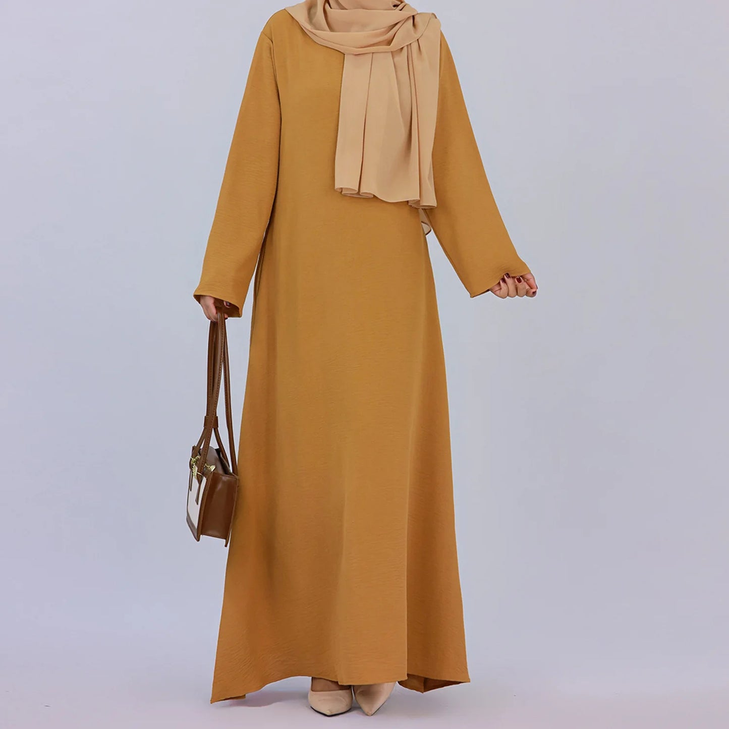 Eid Muslim Women Abayas  Dress Middle East Dubai Abaya Turkey Kaftan Islamic Dresses Ramadan Femme Arabic Elegant Vestidos