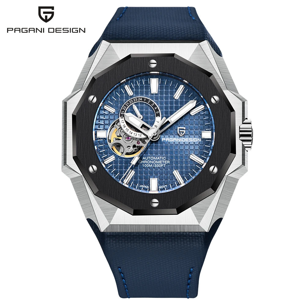 PAGANI DESIGN Men Automatic Watches Top brand Mechanical Military Watch NH39 Sapphire Luxury Waterproof 100m Stainless PDYS010