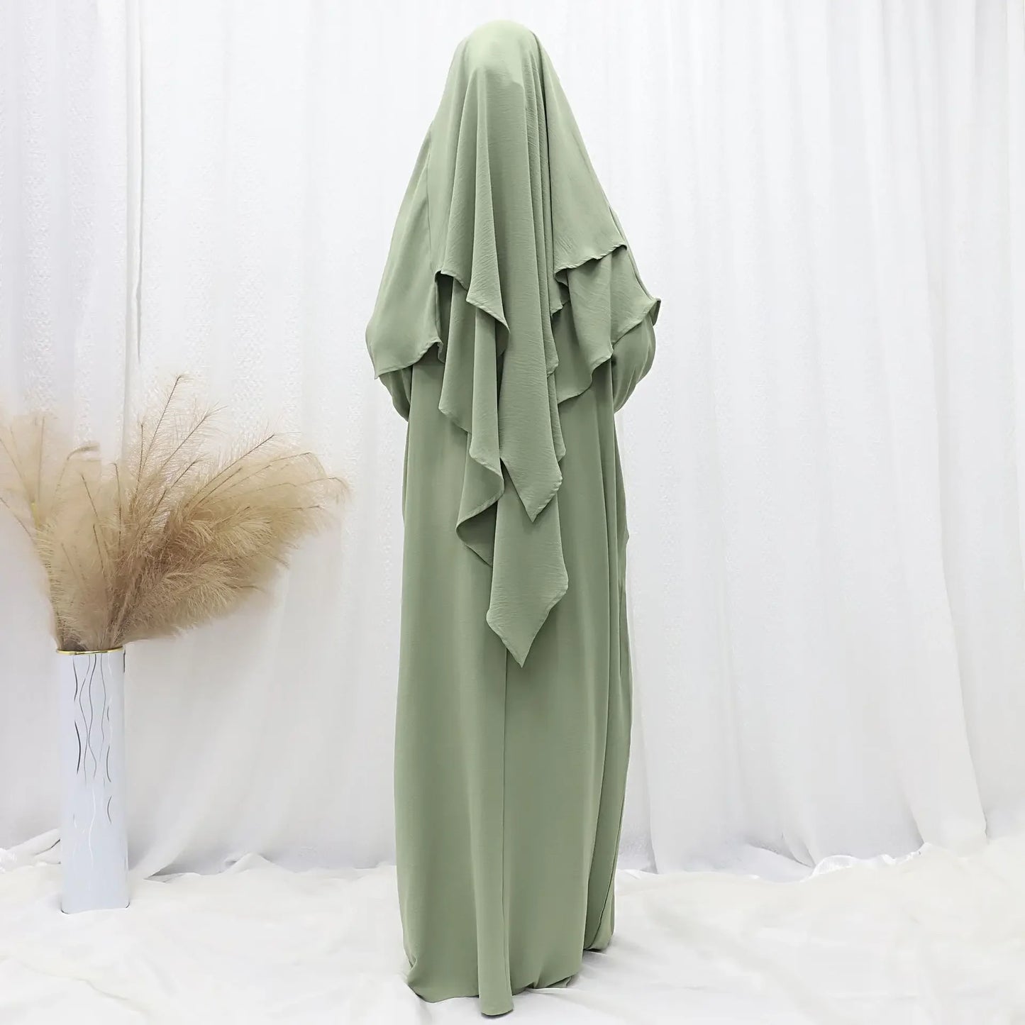 Ramadan Modest Muslim Women Dresses Headscarf Abaya Morocco Kaftan Dubai Turkey Abayas Islam Vestidos Arab Long Robe Jalabiya