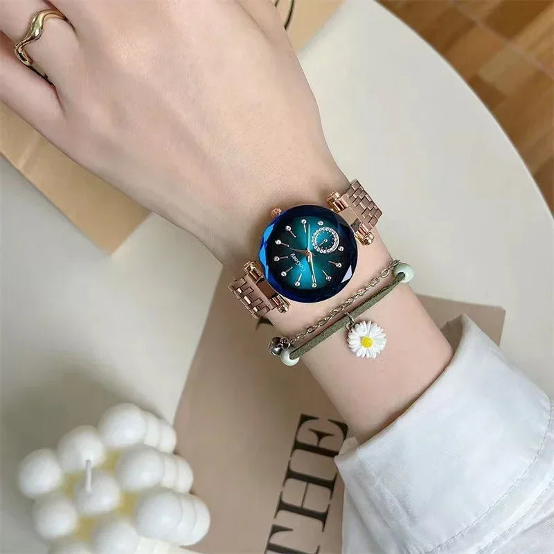 2025 New Brand Women Watches Fashion Steel Ladies Quartz Watch Reloj Mujer Marcas Famosas De Lujo gift Wristwatch Dropshipping