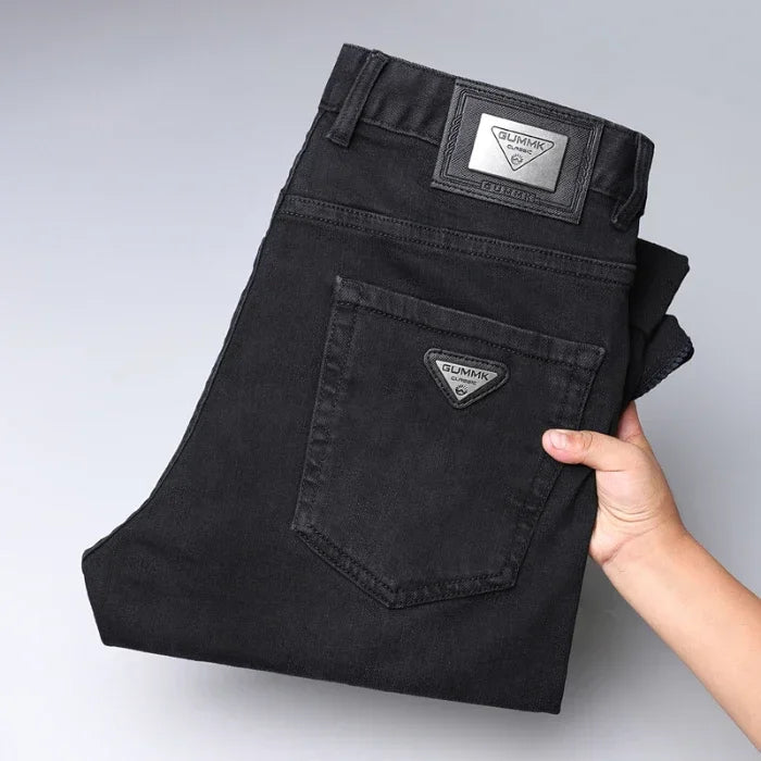 2024 Spring and Autumn New High-grade Classic Black Denim Trousers for Men  Jeans  Homme Sexy Y2k Clothes