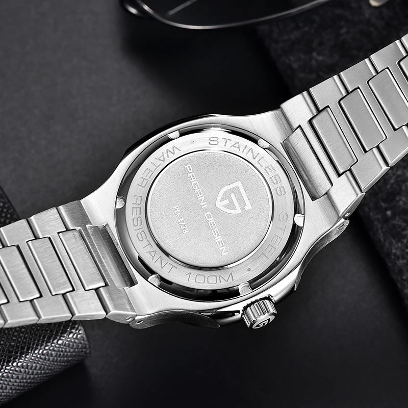 PAGANI DESIGN Mechanical Automatic Mens Watches Sapphire Bracelet Waterproof Accessories Stainless Steel  Relogio Masculino 2024