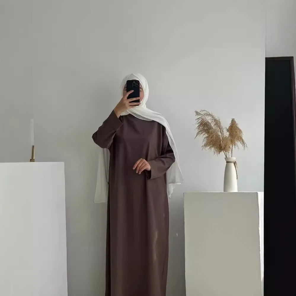 Eid Muslim Dress Women Abaya Autumn Dubai Abayas Jalabiya Morocco Modest Dresses Kaftan Islam Vestidos Saudi Arab Long Robe