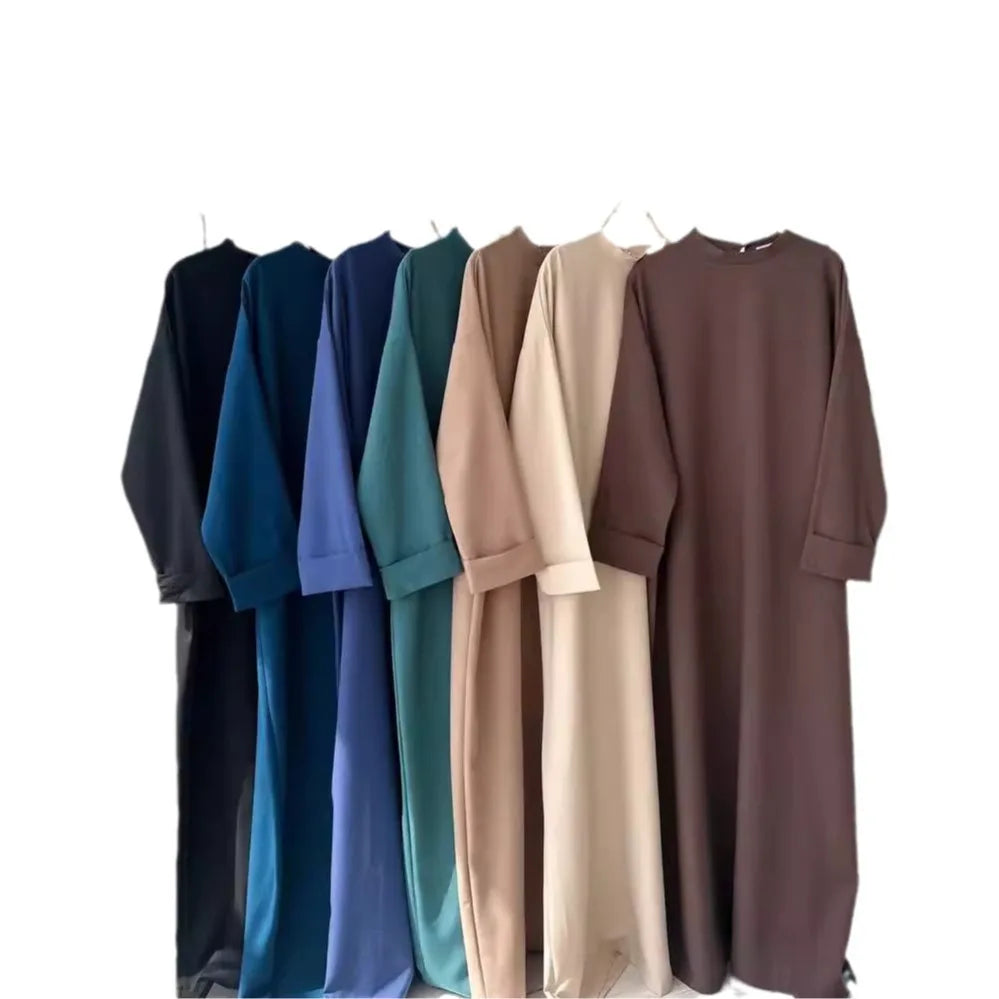 Eid Muslim Dress Women Abaya Autumn Dubai Abayas Jalabiya Morocco Modest Dresses Kaftan Islam Vestidos Saudi Arab Long Robe