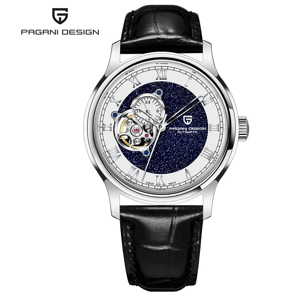 PAGANI DESIGN Men's Mechanical Wristwatch NH39 Automatic movement Stainless steel Sapphire Glass Fashion Watch for men PDYS015