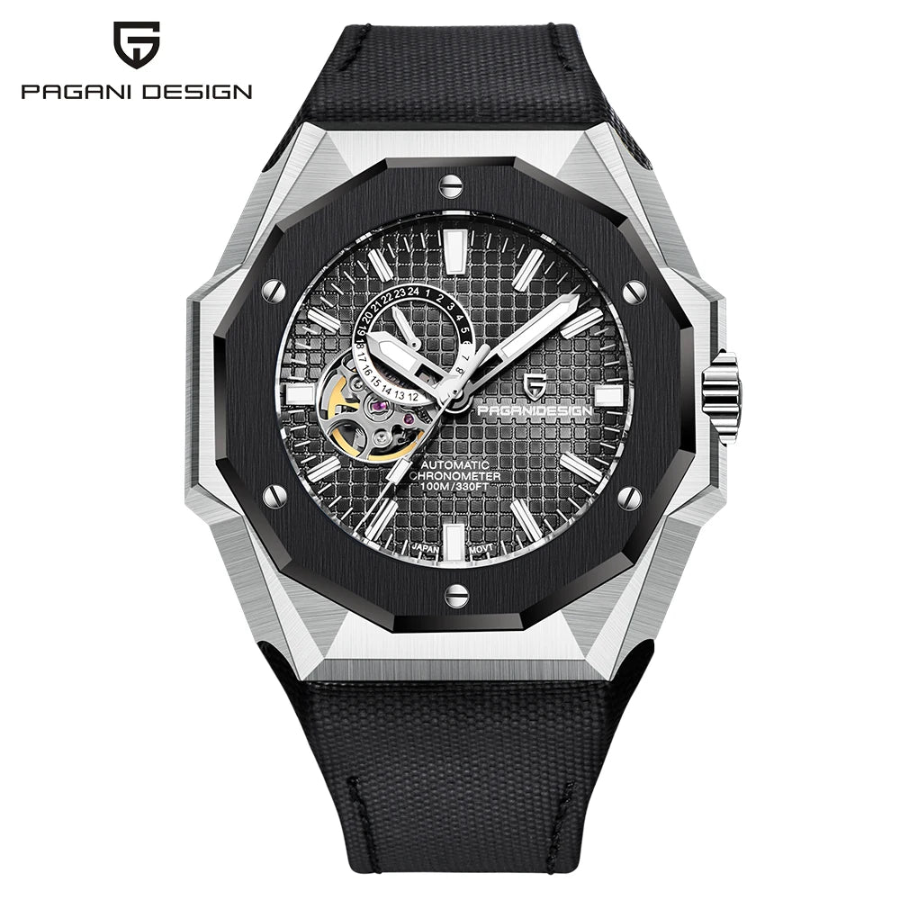 PAGANI DESIGN Men Automatic Watches Top brand Mechanical Military Watch NH39 Sapphire Luxury Waterproof 100m Stainless PDYS010