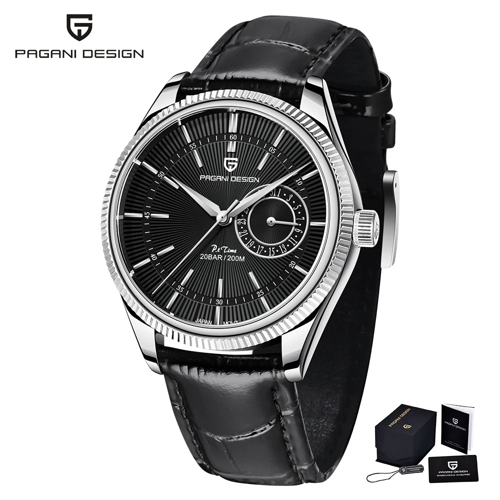 2023 PAGANI Design Top Brand VH65 Men Quartz Watch Stainless Steel Sapphire Clock 20Bar Waterproof Men Diving Watch Reloj Hombre