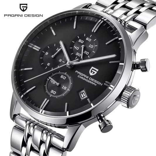 2024 NEW PAGANI DESIGN 2720K Men Quartz Watch Japanese VK67 Movement Stainless Steel Waterproof Chronograph Watch reloj hombre