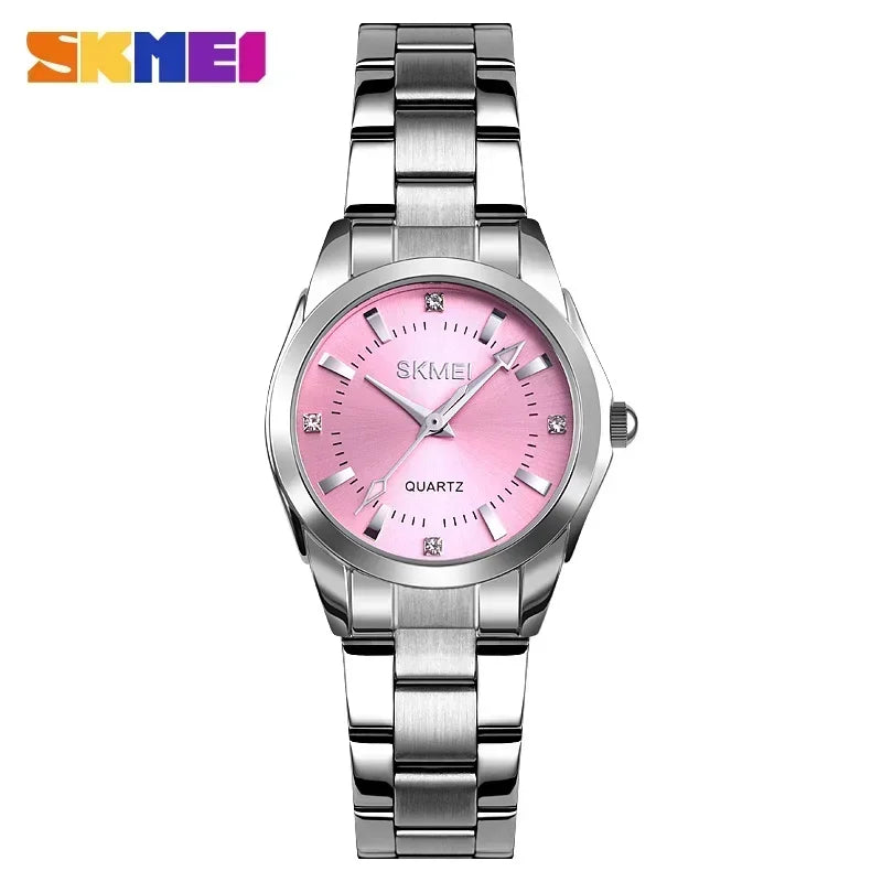 SKMEI1620  For Women Thin Lady Hour Ladies reloj mujer Fashion Simple Quartz Women Watch Movement Luxury Quartz Watches