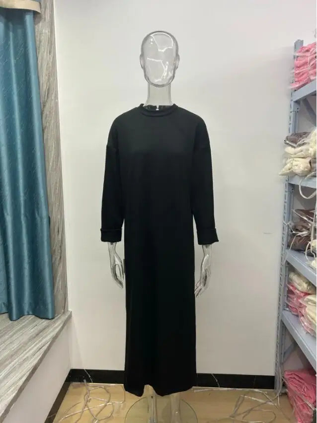 Eid Muslim Dress Women Abaya Autumn Dubai Abayas Jalabiya Morocco Modest Dresses Kaftan Islam Vestidos Saudi Arab Long Robe