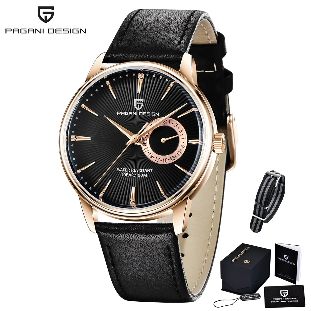 Pagani Design 2025 new Vh65 men's quartz watch 40MM sapphire stainless steel waterproof 10Bar reloj hombre watches for men