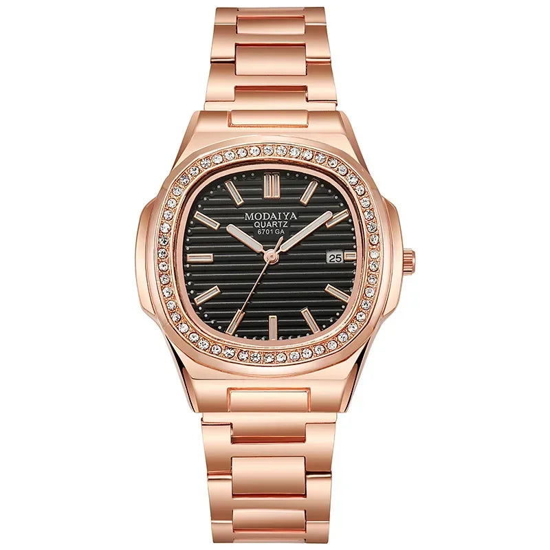 New Fashion Women Watch Calendar Men Quartz Watch Rose Gold Luxury Women Watches Simple Wristwatches Clock Hour 시계  reloj mujer