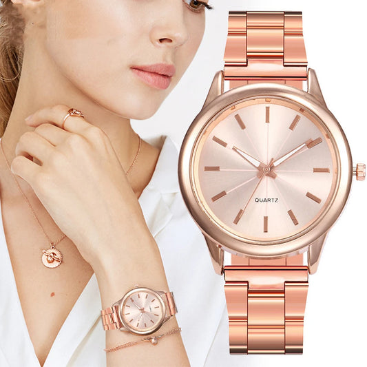 Classic Vintage 2024 Simple Women Watches Stainless Steel Dial Casual Bracele Wrist  Gift For Women Clock Quartz Wristwatches