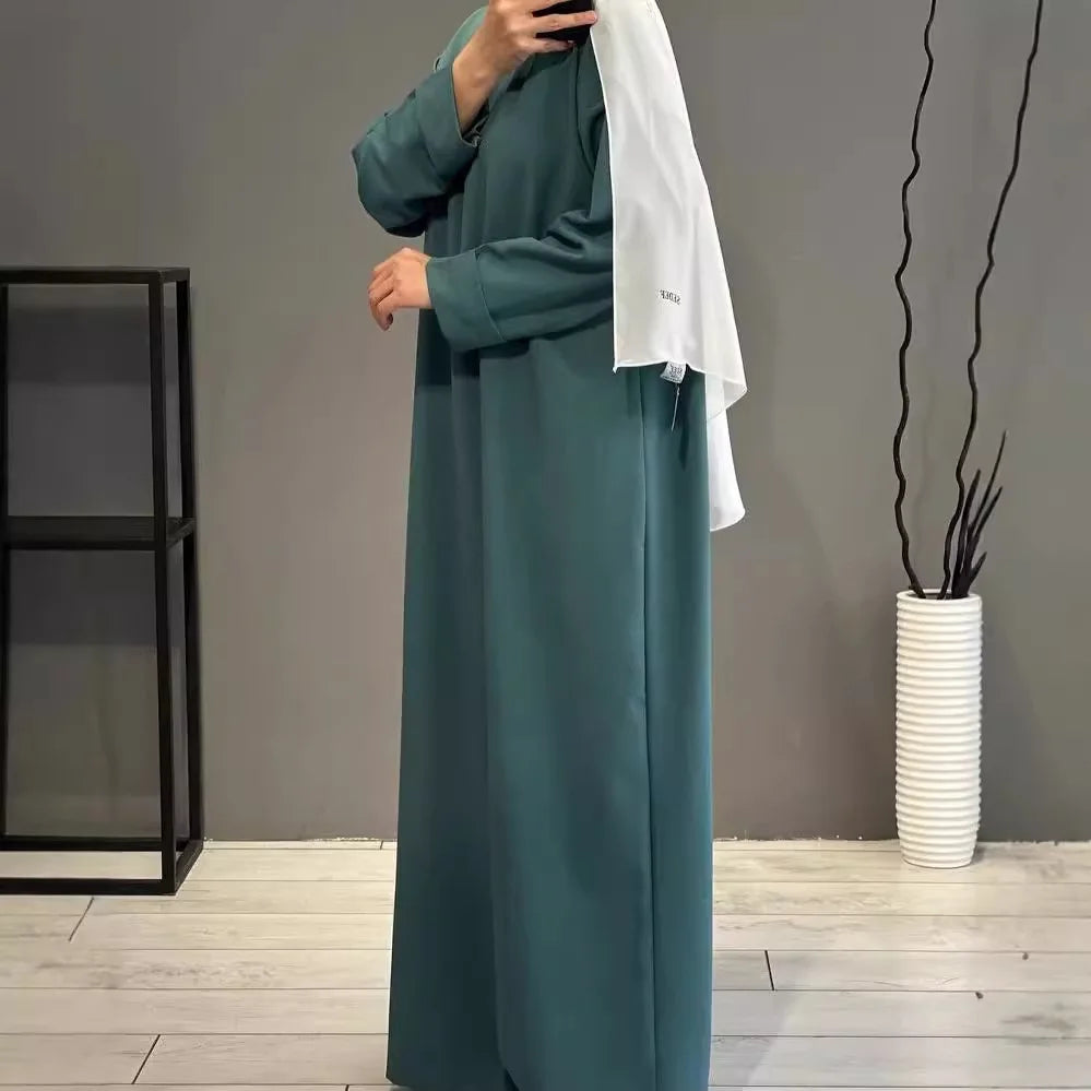 Eid Muslim Dress Women Abaya Autumn Dubai Abayas Jalabiya Morocco Modest Dresses Kaftan Islam Vestidos Saudi Arab Long Robe