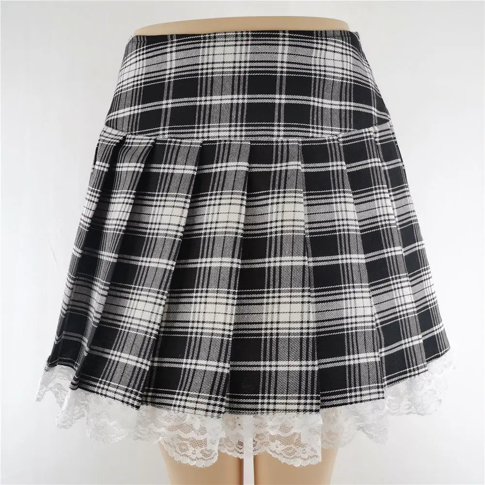 All Match Women Punk Mall Goth Shorts Skirt Women Y2k E-girl Streetwear Harajuku Leg Ring Buckle Detachable High Waist Emo