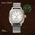 Baltany 1926 Classic St1701 Retro Men's Automatic Mechanical Watch Luxury Sapphire Waterproof 10Bar Belt Night Light C3Reloj Hom