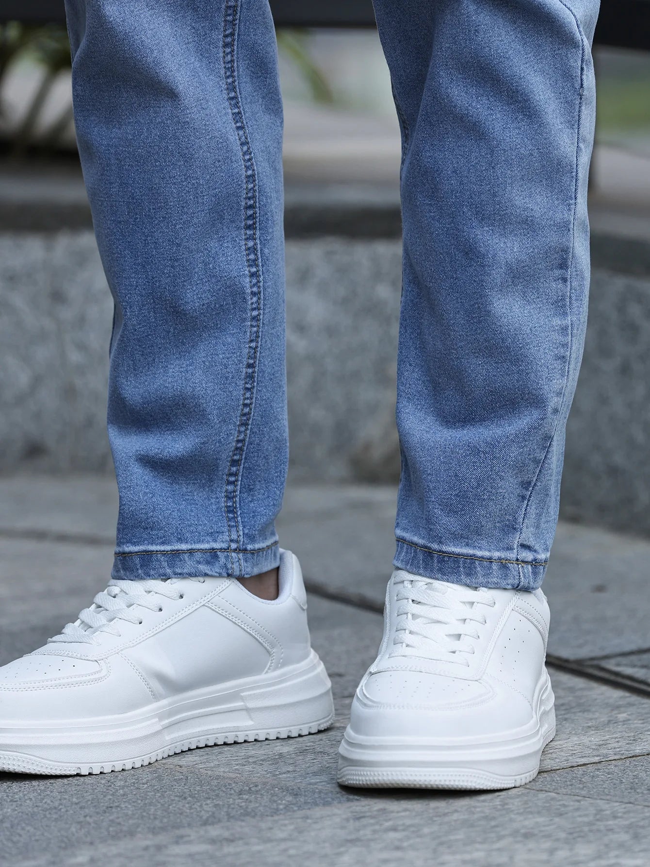 2024 New Men's Fashion Trend High Quality Jeans Classic Retro High Street Washed Slim Fit Men's Jeans