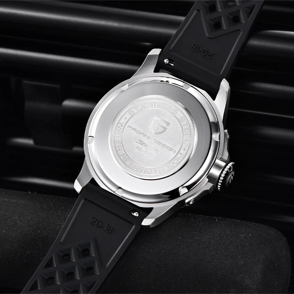 PAGANI DESIGN Watch Quartz Wristwatch Luxury Men's Steel Watches Sapphire Glass Sports Business Watch for Men reloj hombre