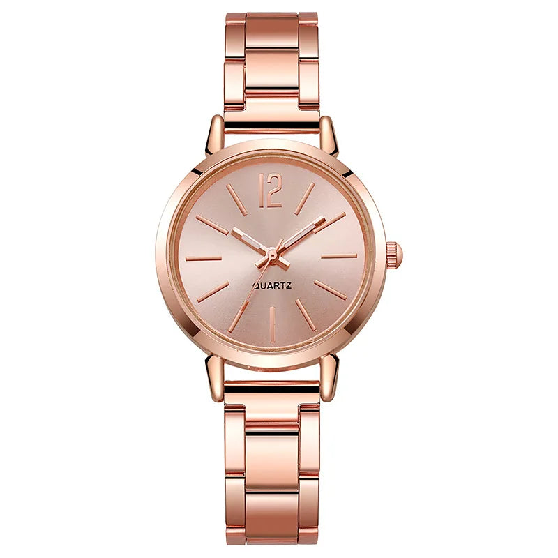 Luxury Women Watches Simple Dial Hollow Strap Bracelet Quartz Watch Fashion Ladies Wristwatch Clock For Girl Relogio Feminino