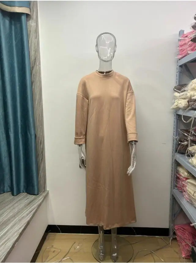 Eid Muslim Dress Women Abaya Autumn Dubai Abayas Jalabiya Morocco Modest Dresses Kaftan Islam Vestidos Saudi Arab Long Robe