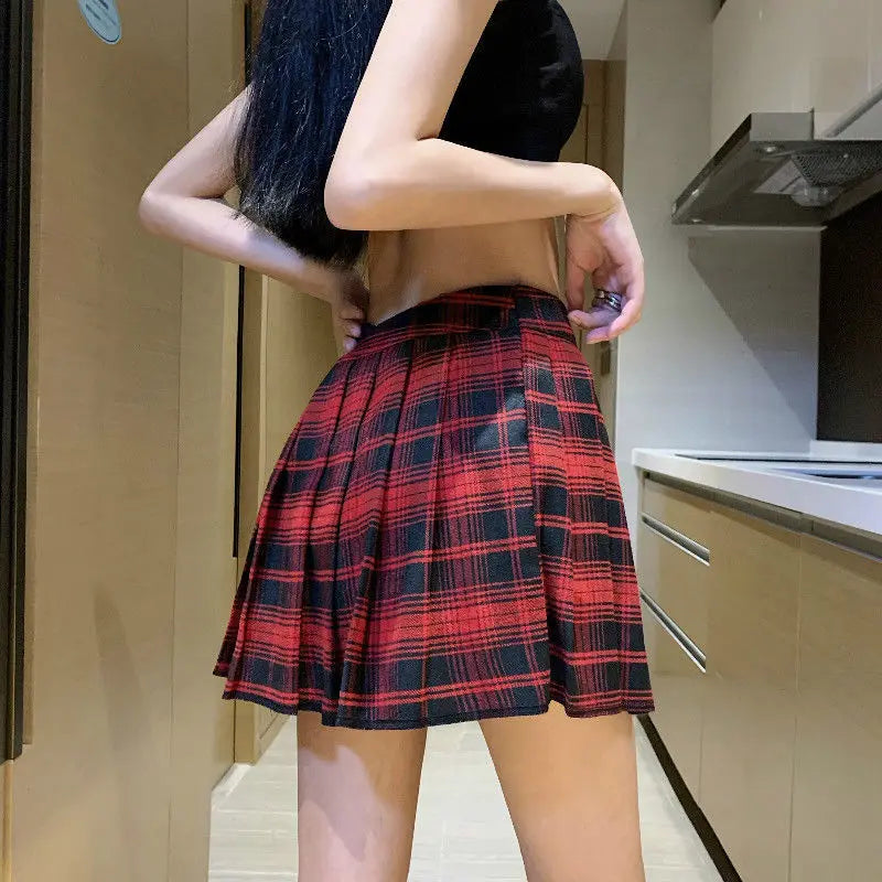 All Match Women Punk Mall Goth Shorts Skirt Women Y2k E-girl Streetwear Harajuku Leg Ring Buckle Detachable High Waist Emo