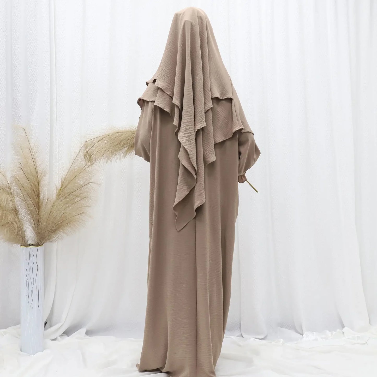 Ramadan Modest Muslim Women Dresses Headscarf Abaya Morocco Kaftan Dubai Turkey Abayas Islam Vestidos Arab Long Robe Jalabiya