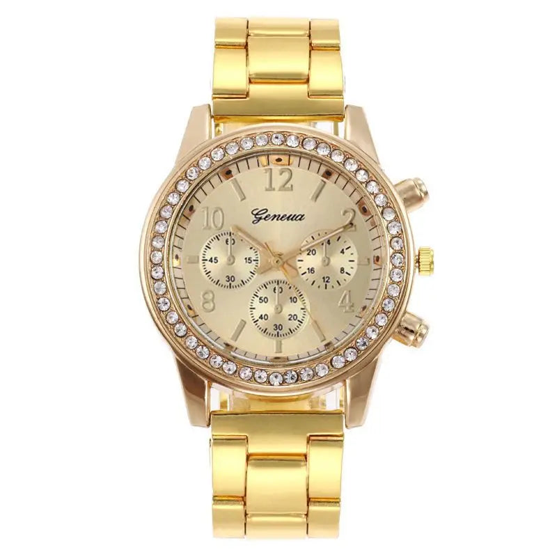 Women Watches Fashion Rose Gold Watch Ladies Bracelet Wristwatches Stainless Steel Silver Strap Female Quartz Watch Clock